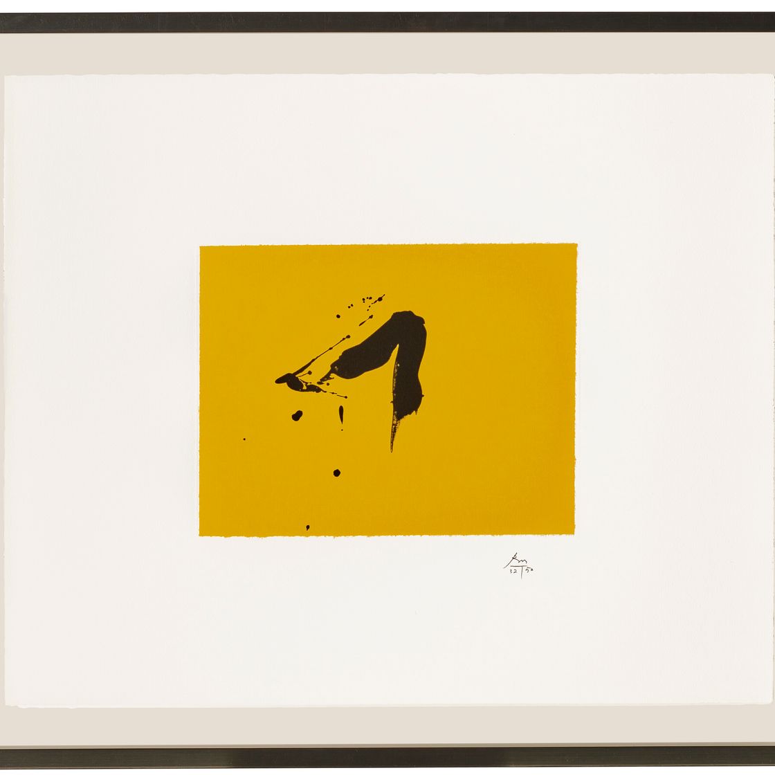 Robert Motherwell — "Черное солнце" из сюиты Октавио Паса, изображение 2