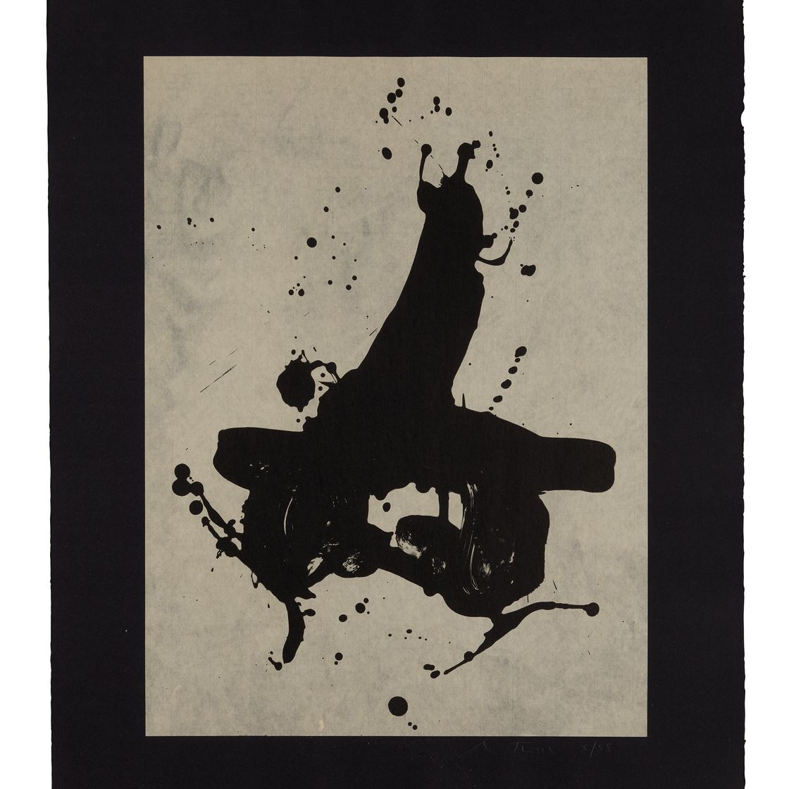 Robert Motherwell — Черное на черном