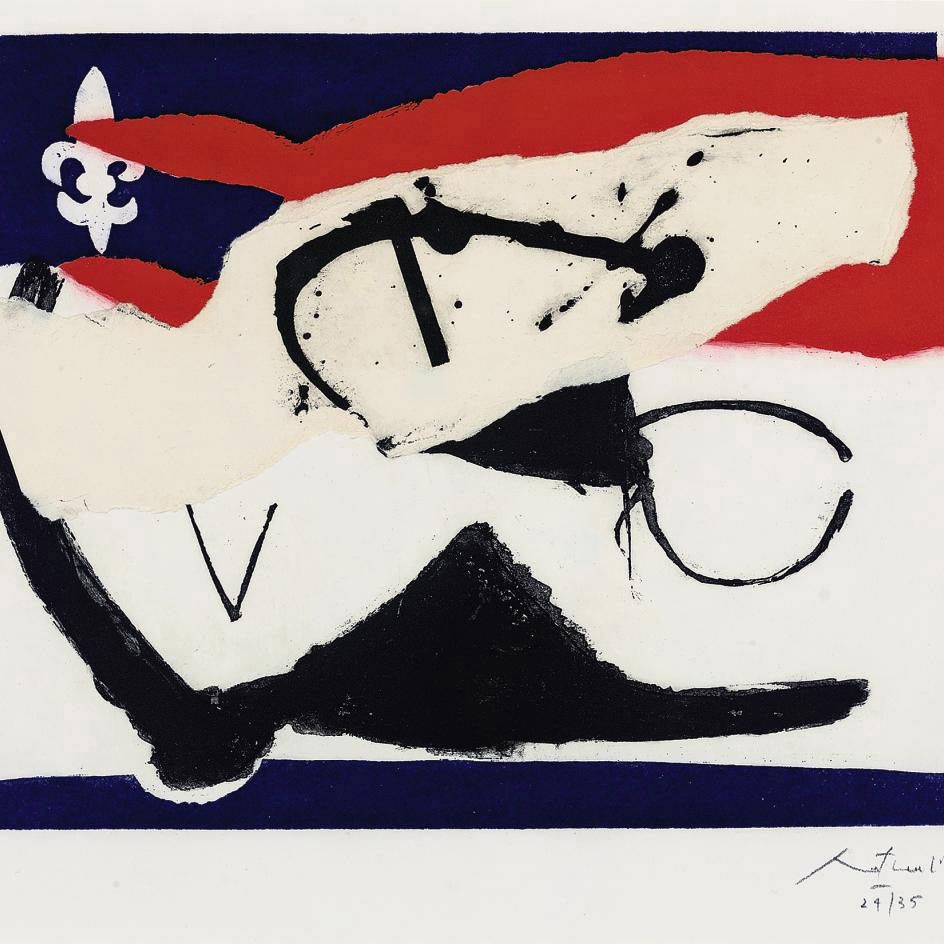 Robert Motherwell — Сюита IV "Двухсотлетие французской революции" (Теренцио 352)