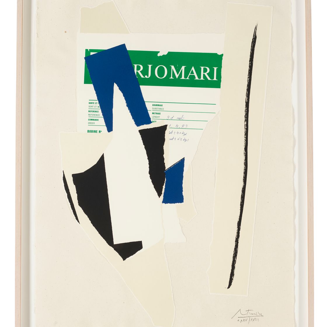 Robert Motherwell — Америка - Франция, Вариации IX, изображение 2