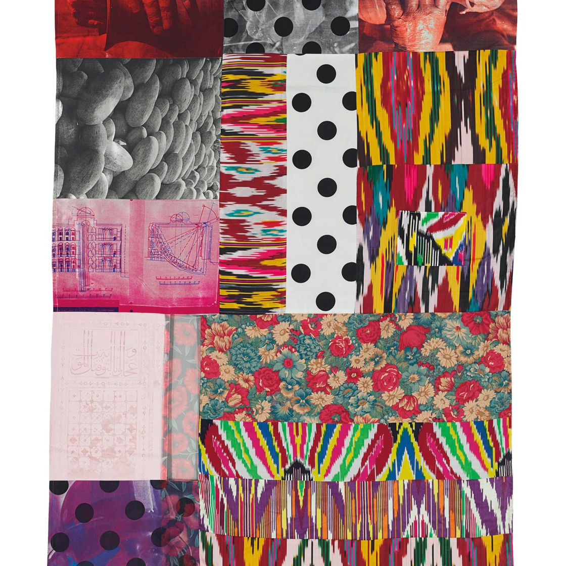 Robert Rauschenberg — Самаркандские швы №IV (G. 1402)