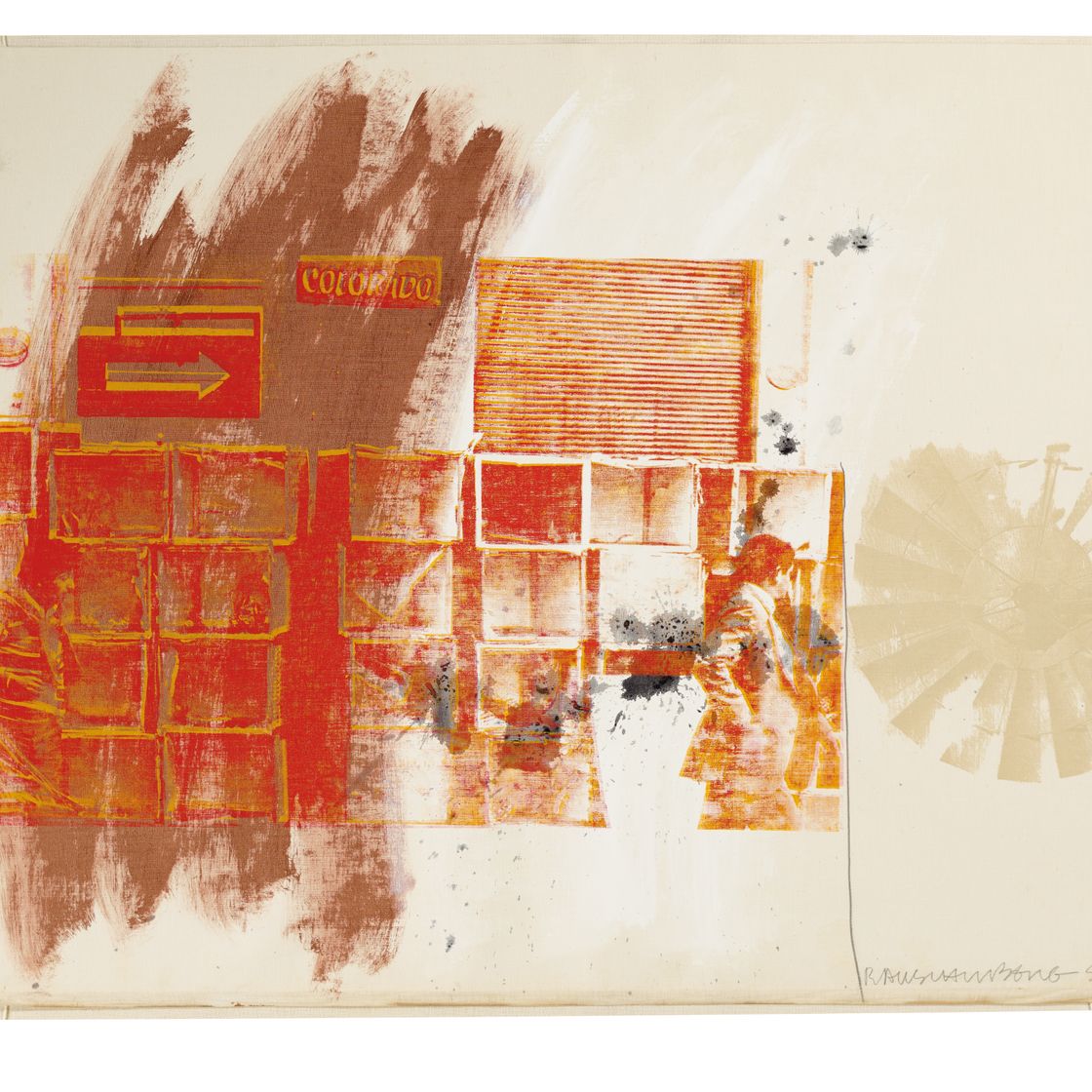 Robert Rauschenberg — Красный спиннер