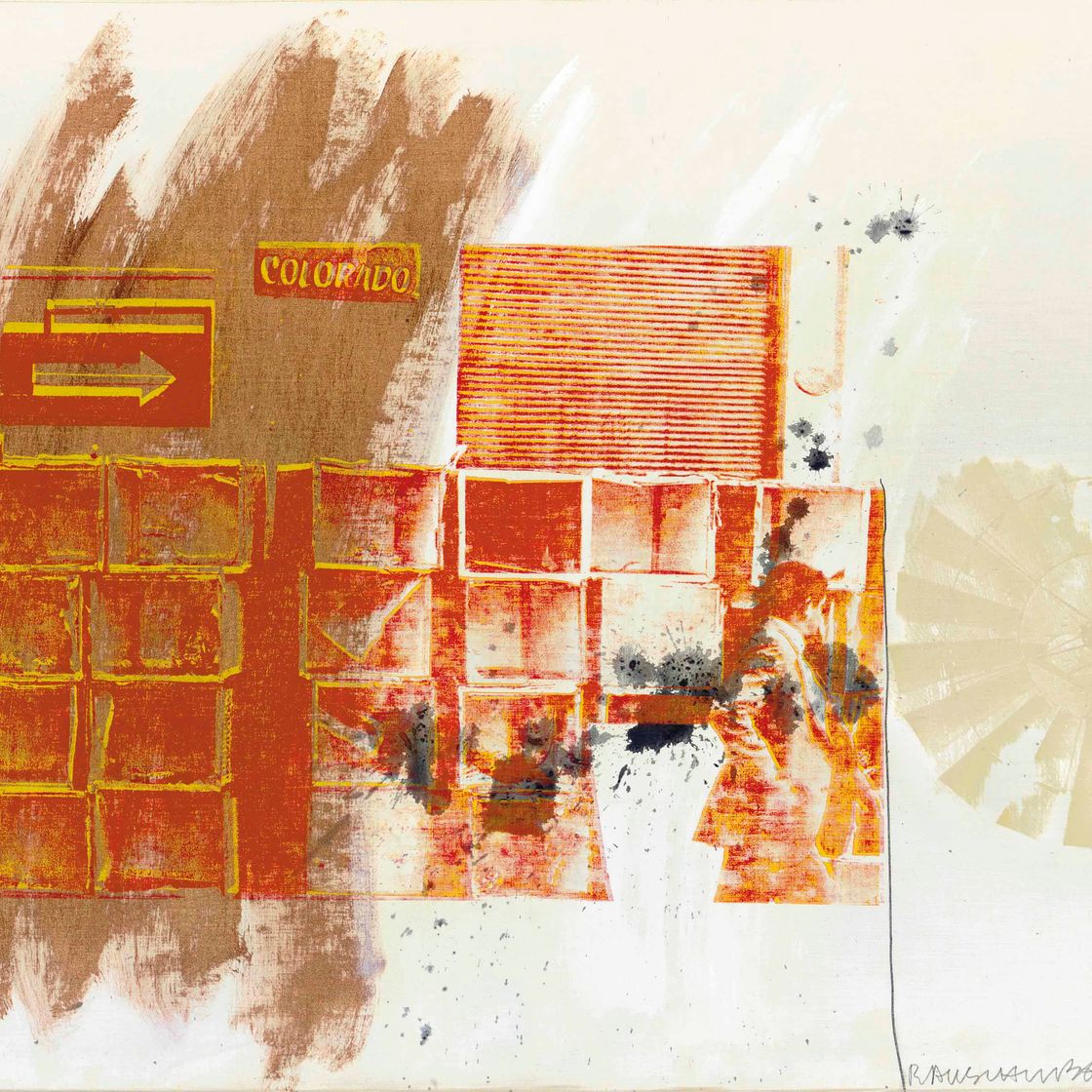 Robert Rauschenberg — Красный спиннер