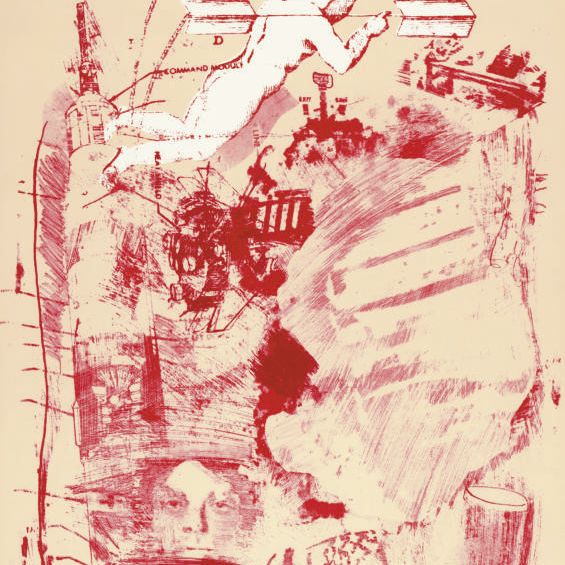 Robert Rauschenberg — Партитура из серии "Стоунед Мун" (F. 104; G. 208)