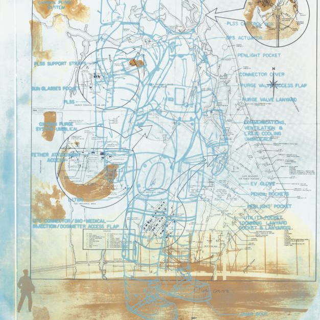 Robert Rauschenberg — "Зона доверия" из серии "Стоун Мун" (Фостер, 86; Джемини, 160)