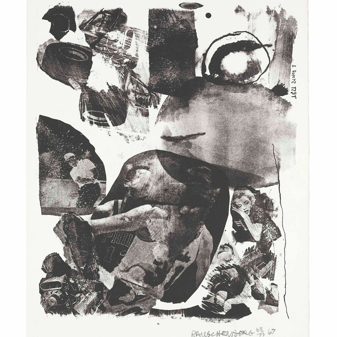 Robert Rauschenberg — Тестовый камень I, полученный в ходе исследований Booster и Seven