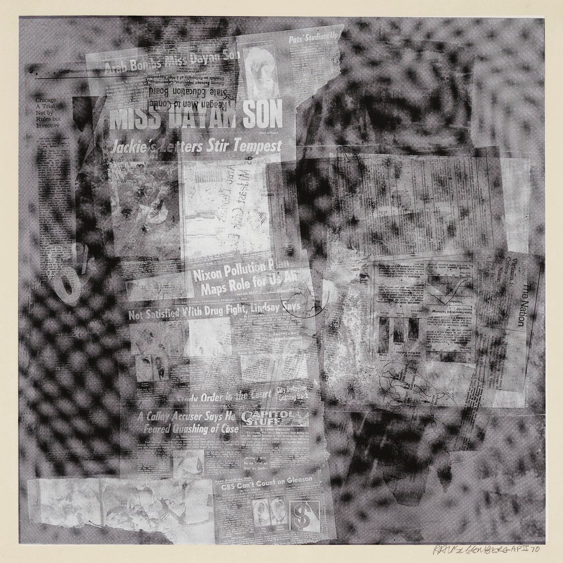 Robert Rauschenberg — Серия поверхностей, начиная с течений, изображение 2