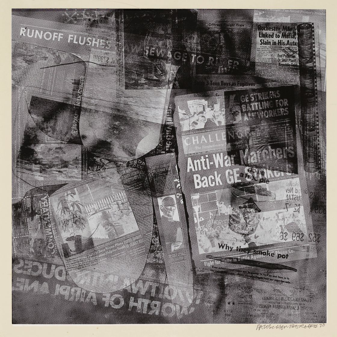 Robert Rauschenberg — Серия поверхностей, начиная с течений, изображение 13