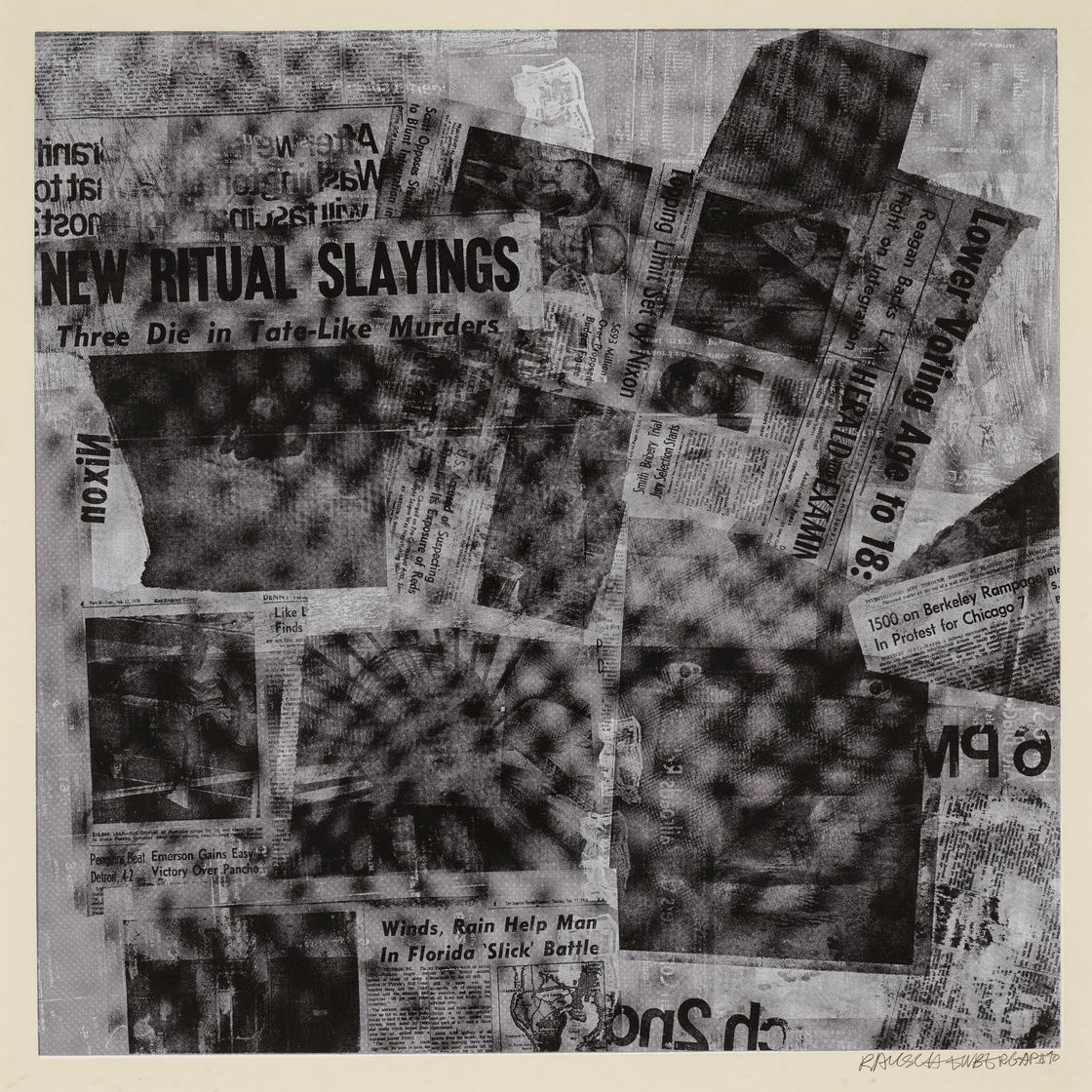 Robert Rauschenberg — Серия поверхностей, начиная с течений, изображение 14