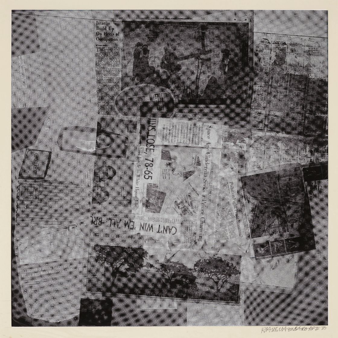 Robert Rauschenberg — Серия поверхностей, начиная с течений, изображение 15