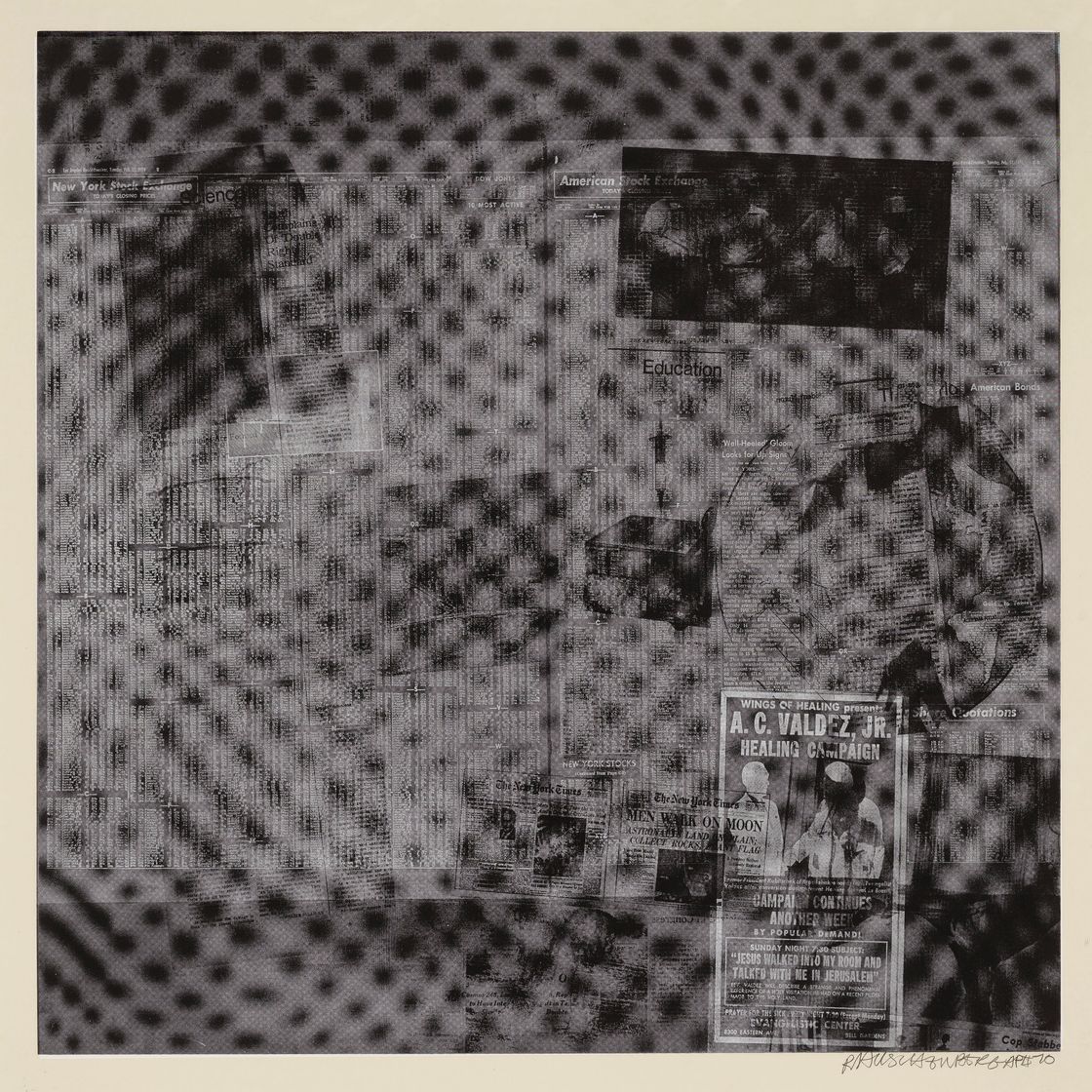 Robert Rauschenberg — Серия поверхностей, начиная с течений, изображение 16