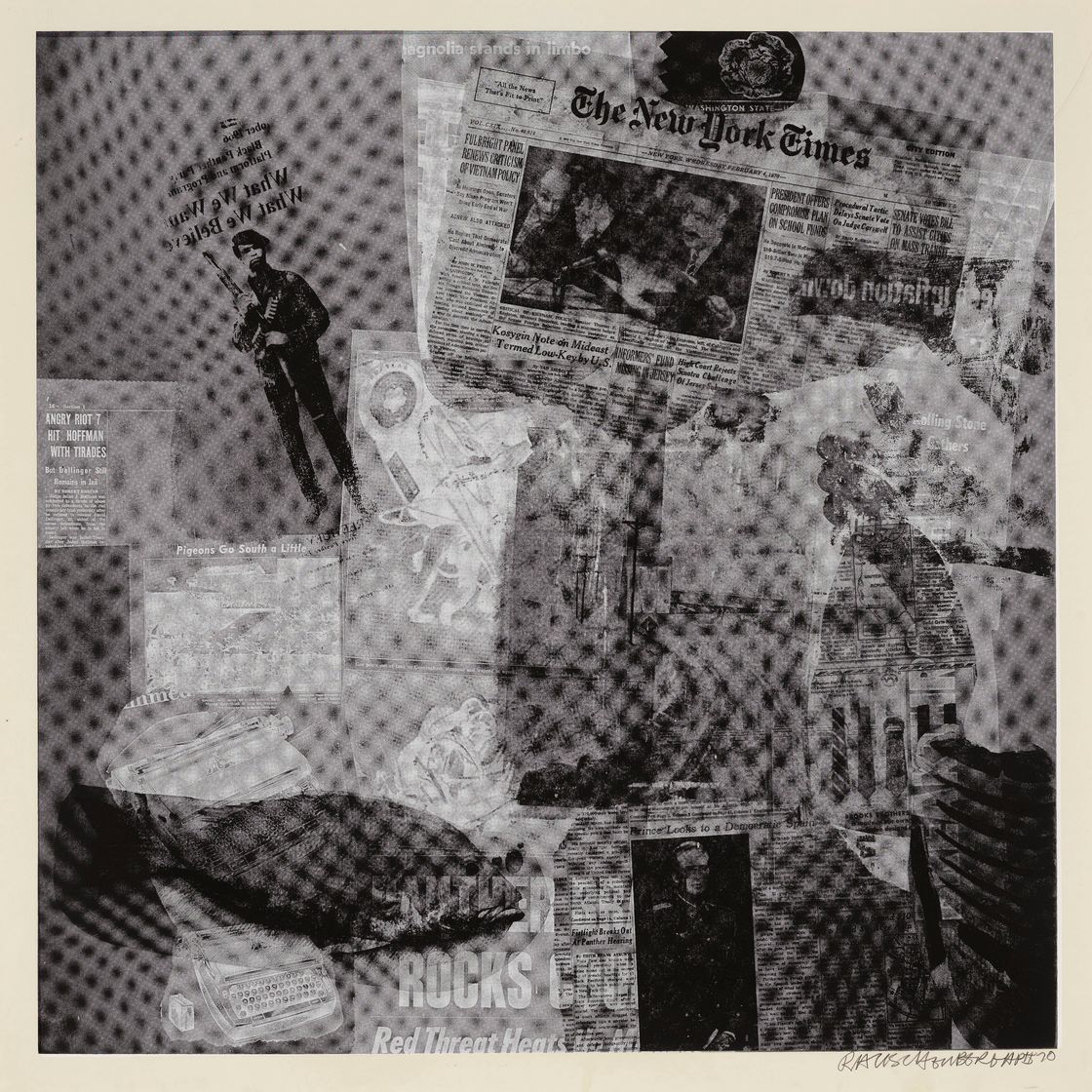 Robert Rauschenberg — Серия поверхностей, начиная с течений, изображение 3