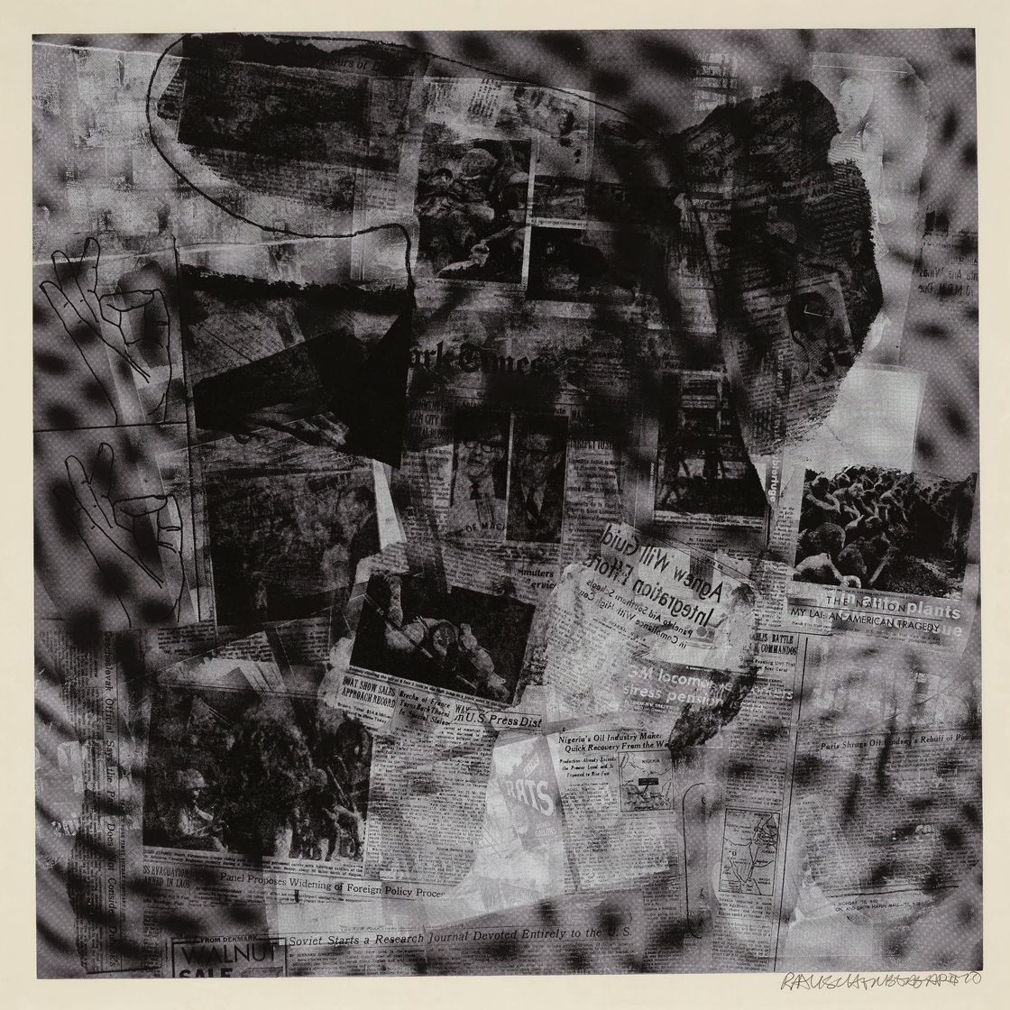 Robert Rauschenberg — Серия поверхностей, начиная с течений, изображение 6
