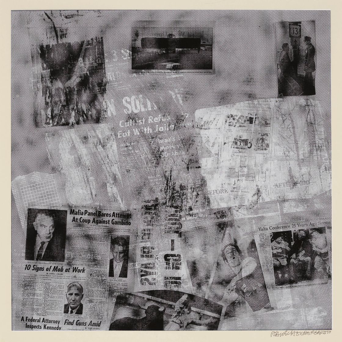 Robert Rauschenberg — Серия поверхностей, начиная с течений, изображение 7