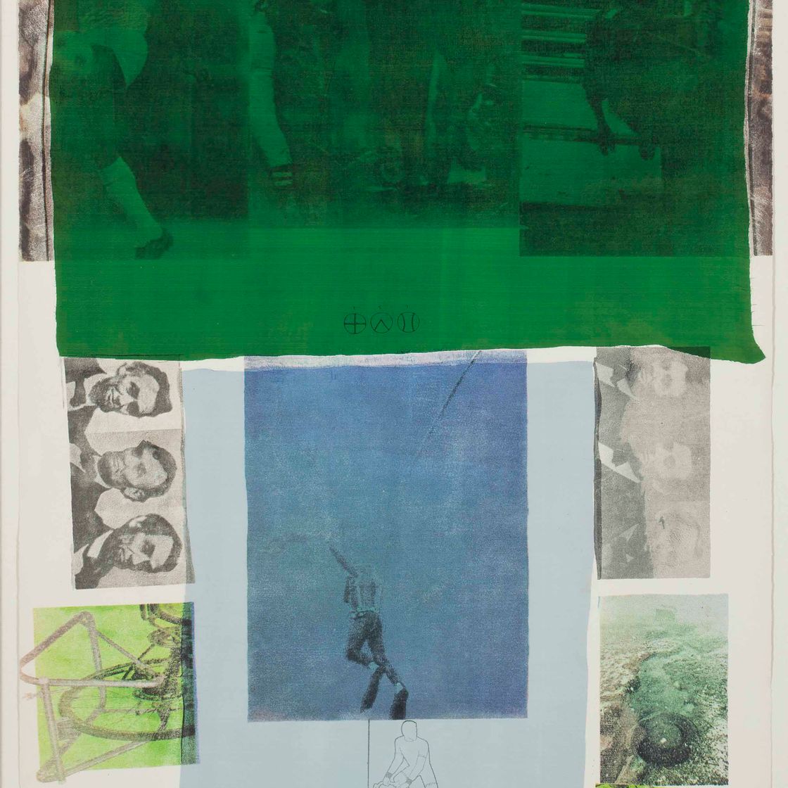 Robert Rauschenberg — Еще Один шаг, и Мы Пройдем Больше Половины Пути: один отпечаток
