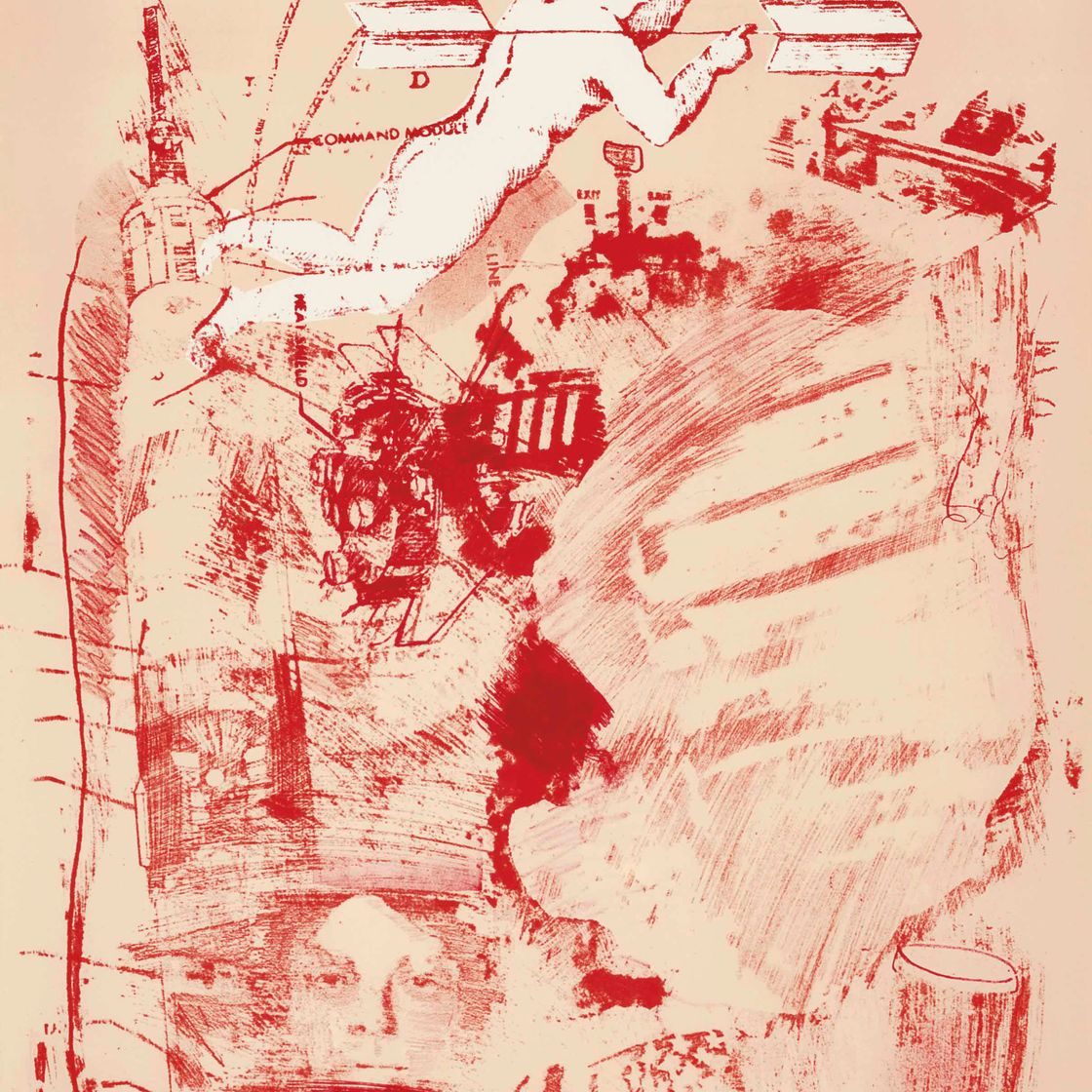 Robert Rauschenberg — Партитура из серии "Обдолбанная луна"