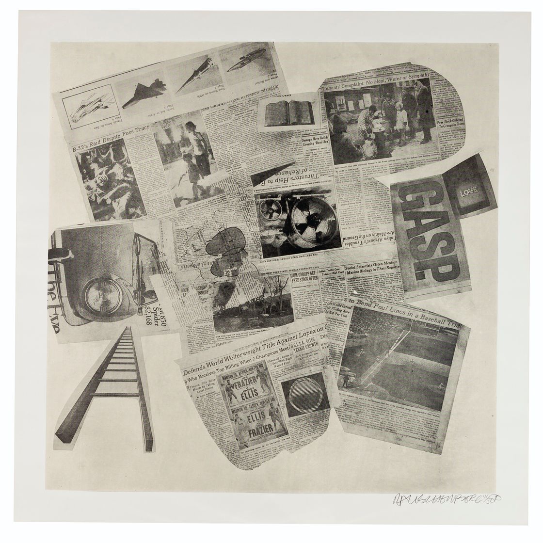 Robert Rauschenberg — Характеристики от Currents : восемнадцать пластин, изображение 2