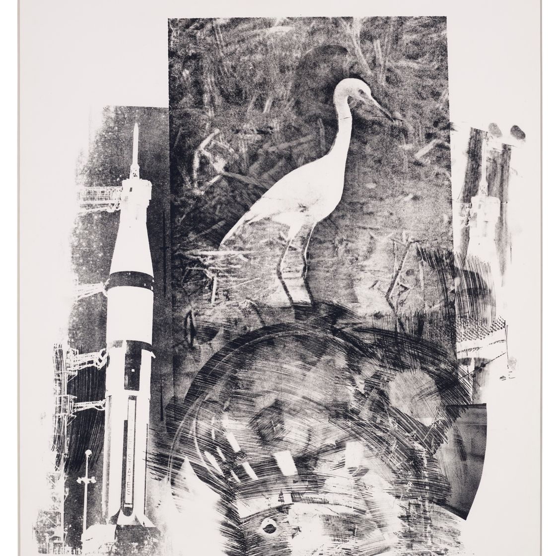 Robert Rauschenberg — Рог из серии Stoned Moon