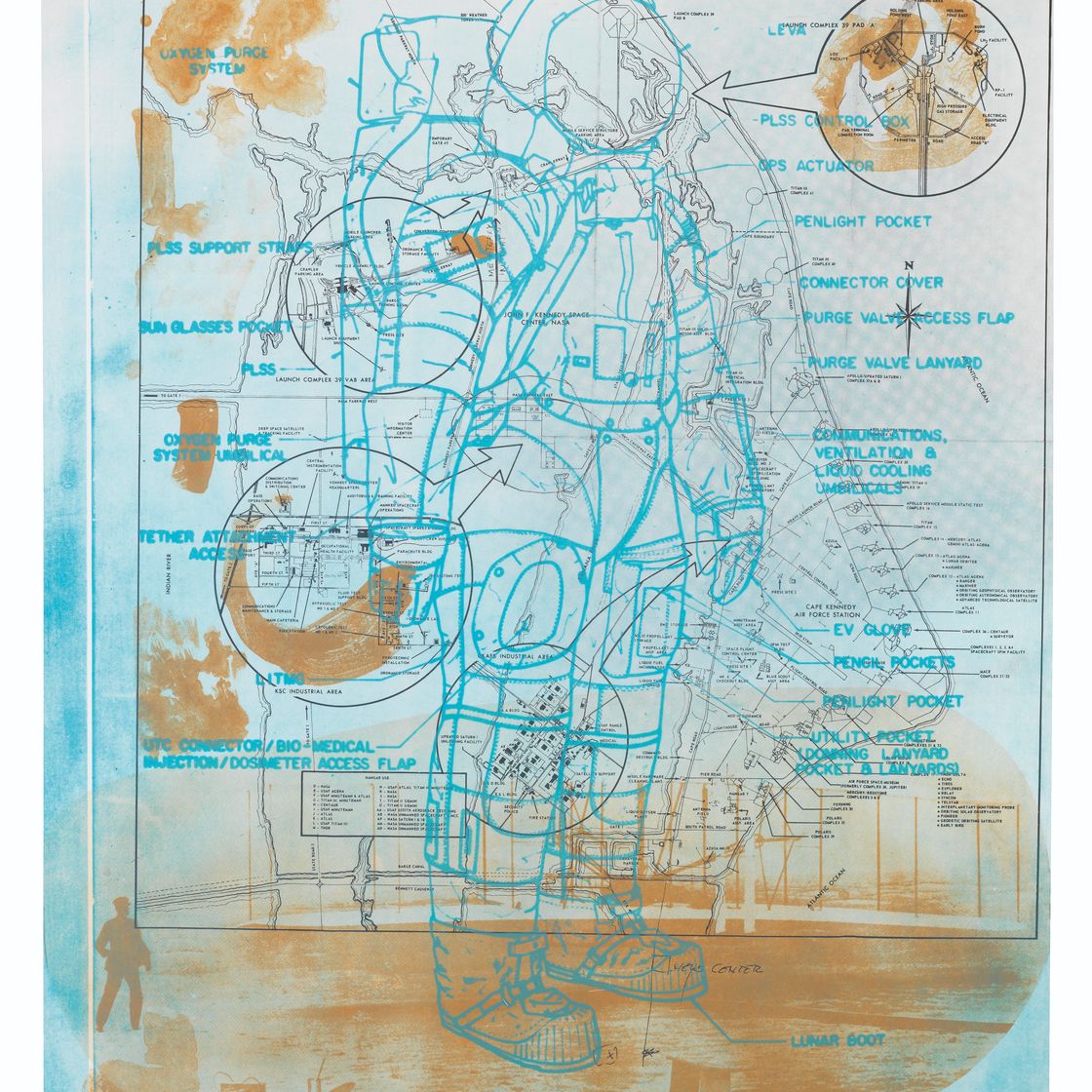 Robert Rauschenberg — Серия "Каменная луна" : пять принтов, изображение 3