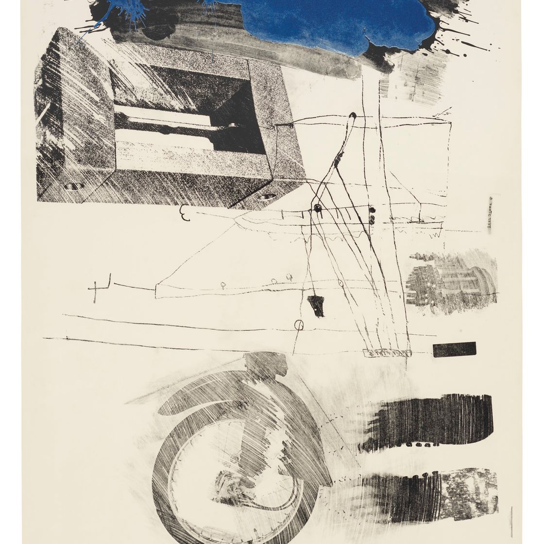 Robert Rauschenberg — Бустер и семь этюдов : четыре отпечатка, изображение 3