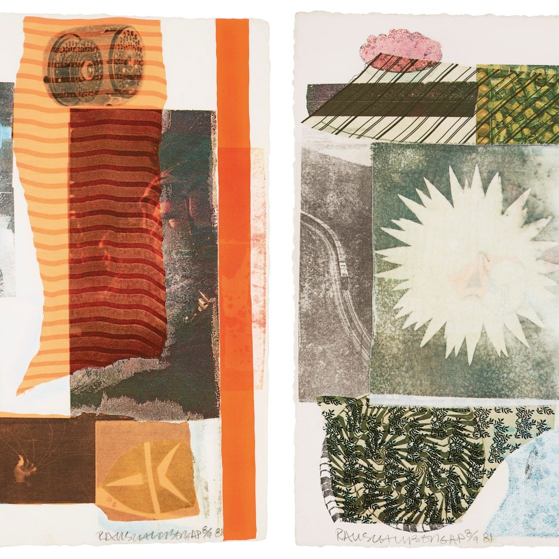 Robert Rauschenberg — Аркан: два отпечатка, изображение 1