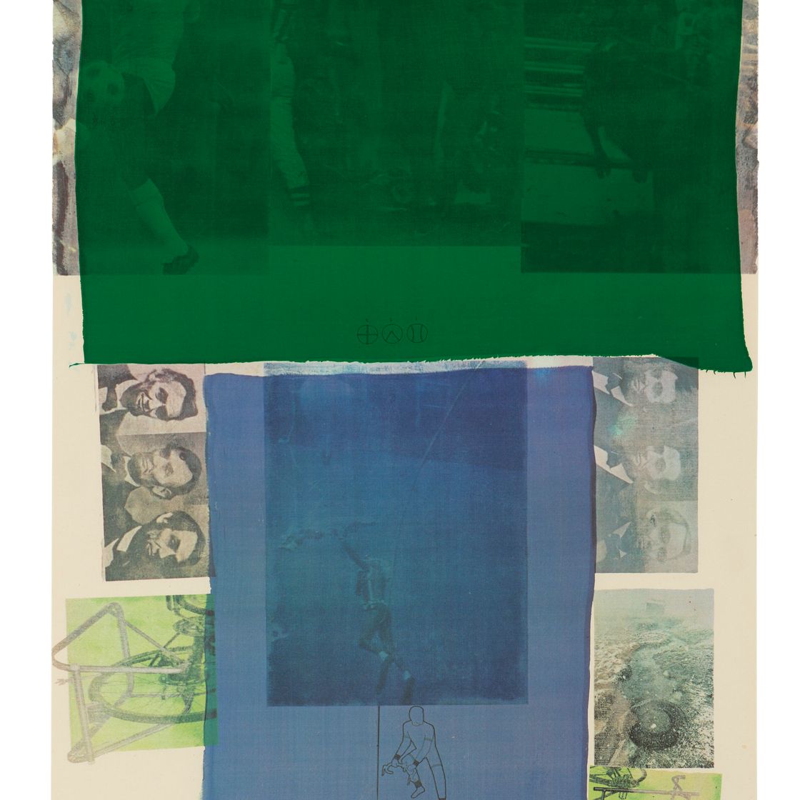 Robert Rauschenberg — Отросток от главного стебля, из набора из девяти отпечатков