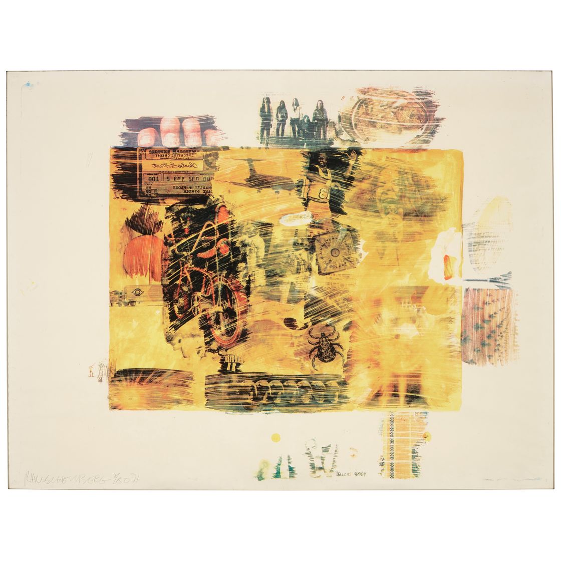 Robert Rauschenberg — Желтое тело