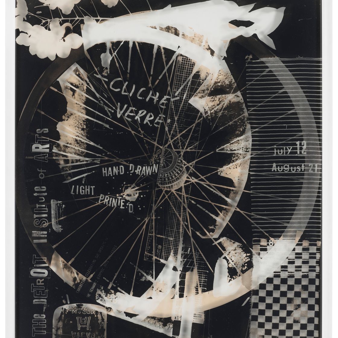 Robert Rauschenberg — Настоящее клише: Рисованное от руки, с легким принтом