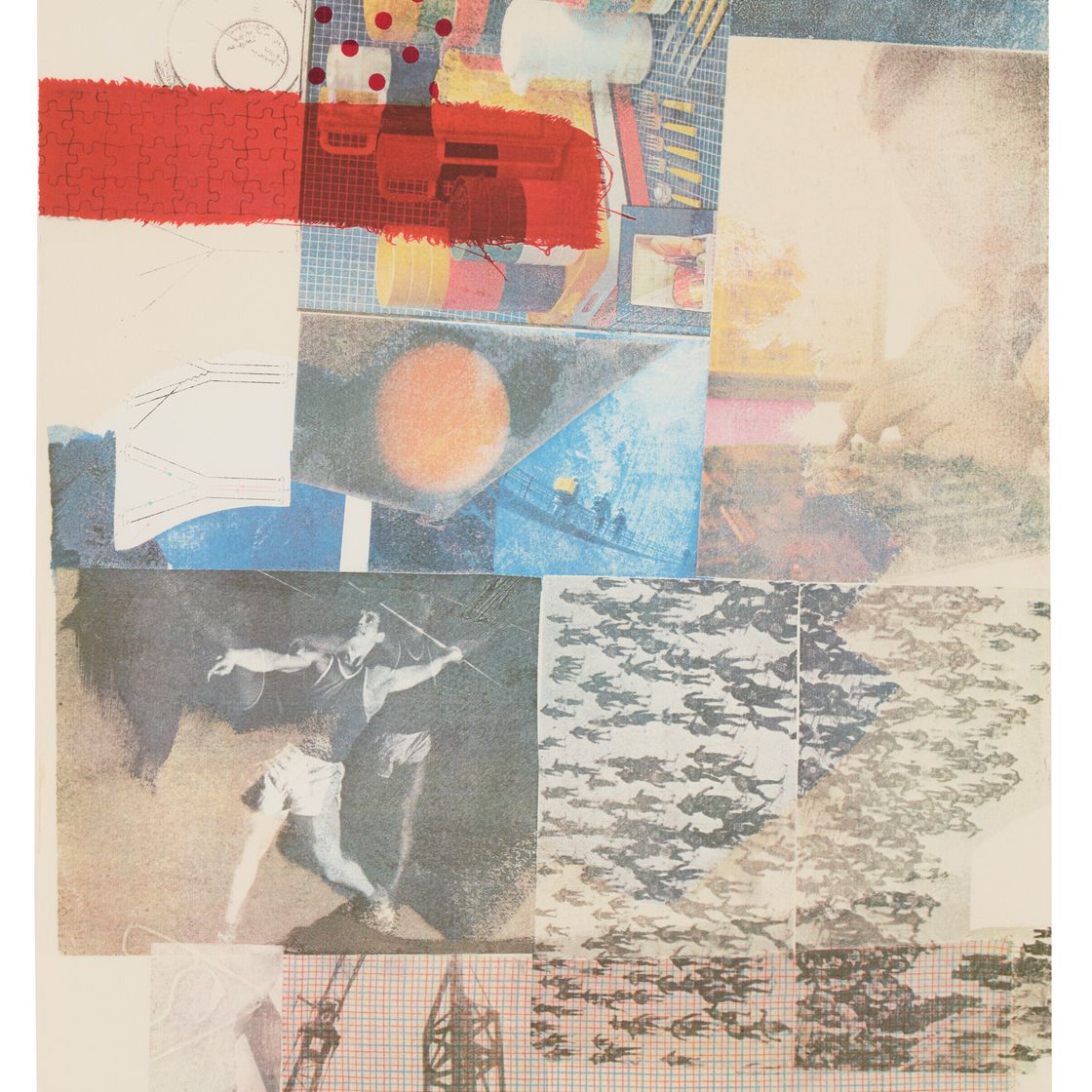 Robert Rauschenberg — Без названия, из портфолио из тринадцати гравюр в память об антологии киноархивов.