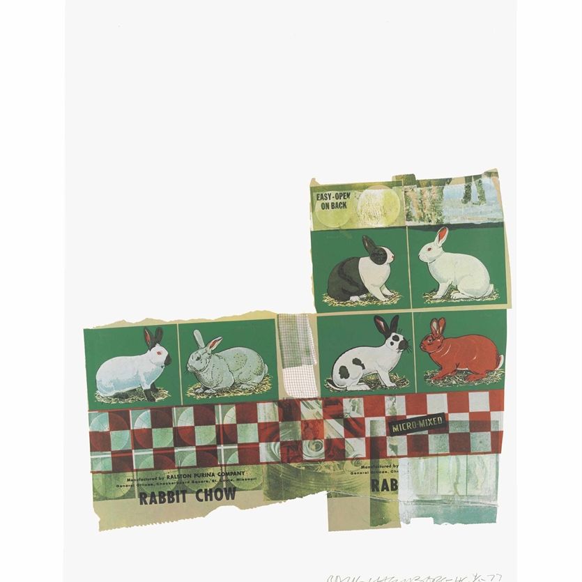 Robert Rauschenberg — Кролик, приготовленный в пакетиках для еды