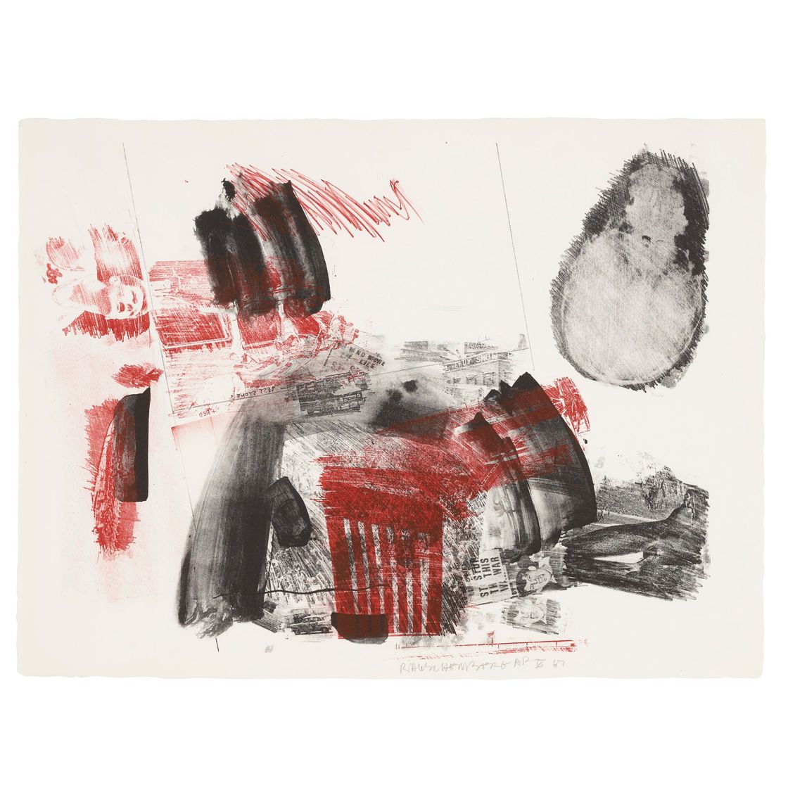 Robert Rauschenberg — Тестовый камень 3, от Booster и семи исследований