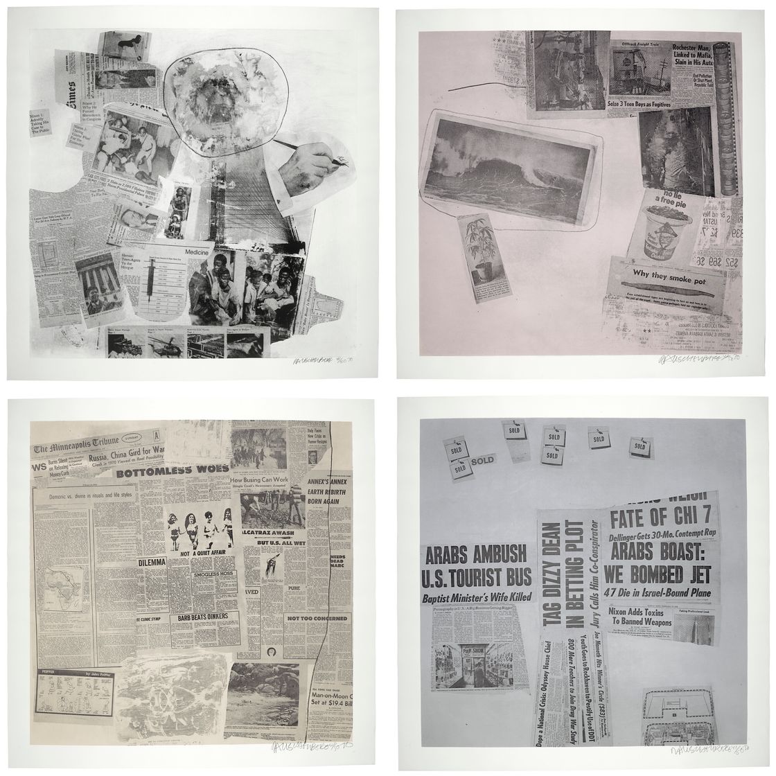 Robert Rauschenberg — Особенности от Currents : четыре принта, изображение 1