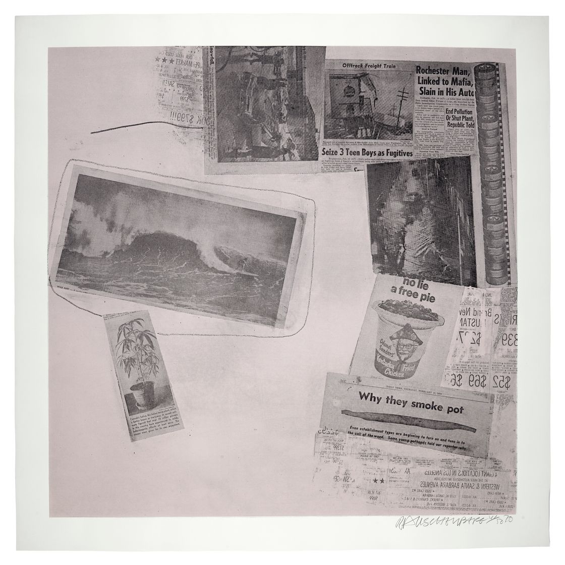 Robert Rauschenberg — Особенности от Currents : четыре принта, изображение 3