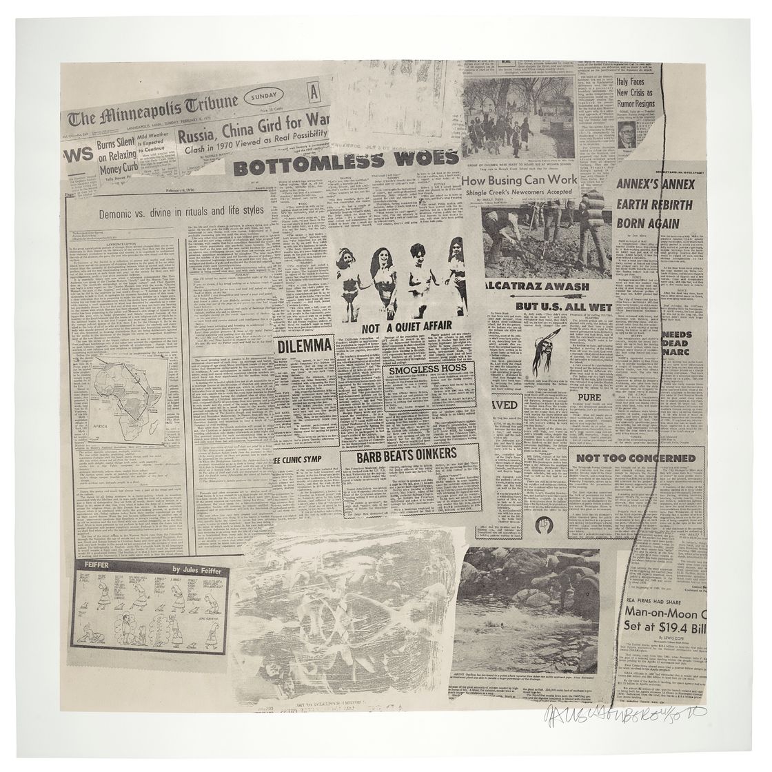Robert Rauschenberg — Особенности от Currents : четыре принта, изображение 4