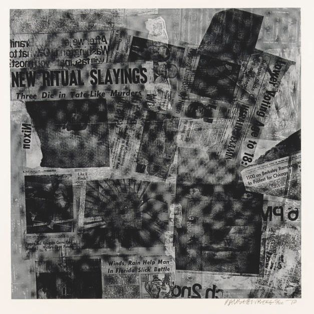 Robert Rauschenberg — Серия поверхностей, от Currents: одна пластина (F. 120)