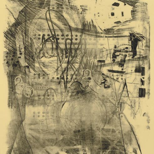 Robert Rauschenberg — Клубничка из серии "Стоун Мун" (Gemini 207)