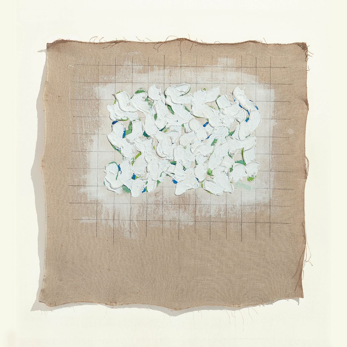 Robert Ryman — Зеленый с сеткой