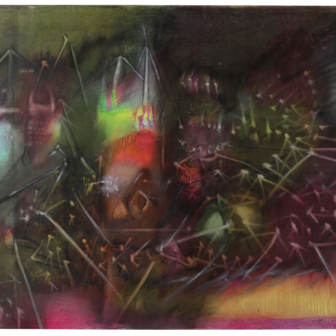 Roberto Matta — Граница согласия - цикл "рисвельо делла природа", изображение 2