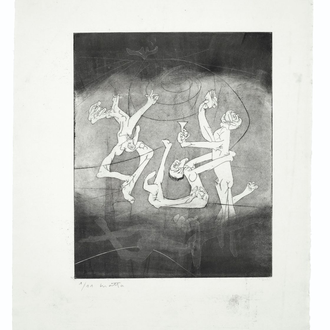 Roberto Matta — Новая школа : одиннадцать тарелок, изображение 8