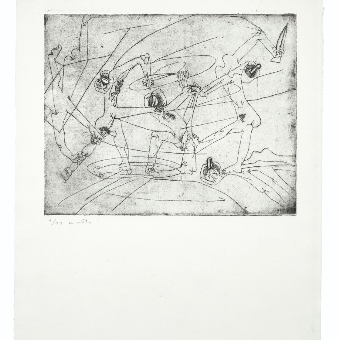 Roberto Matta — Новая школа : одиннадцать тарелок, изображение 9