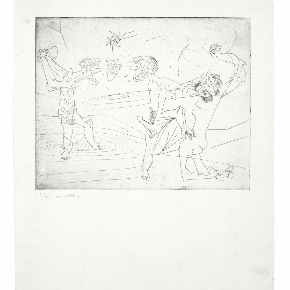 Roberto Matta — Новая школа : одиннадцать тарелок, изображение 10