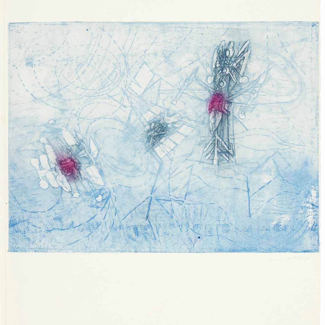 Roberto Matta — Приходите, чтобы узнать, что значимо, Эдвард Мейер, Лозанна, 1962, изображение 2