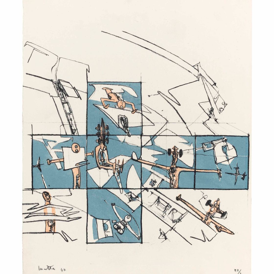 Roberto Matta — Я хочу увидеть это, чтобы поверить в это, из портфолио Брунидора № 1.