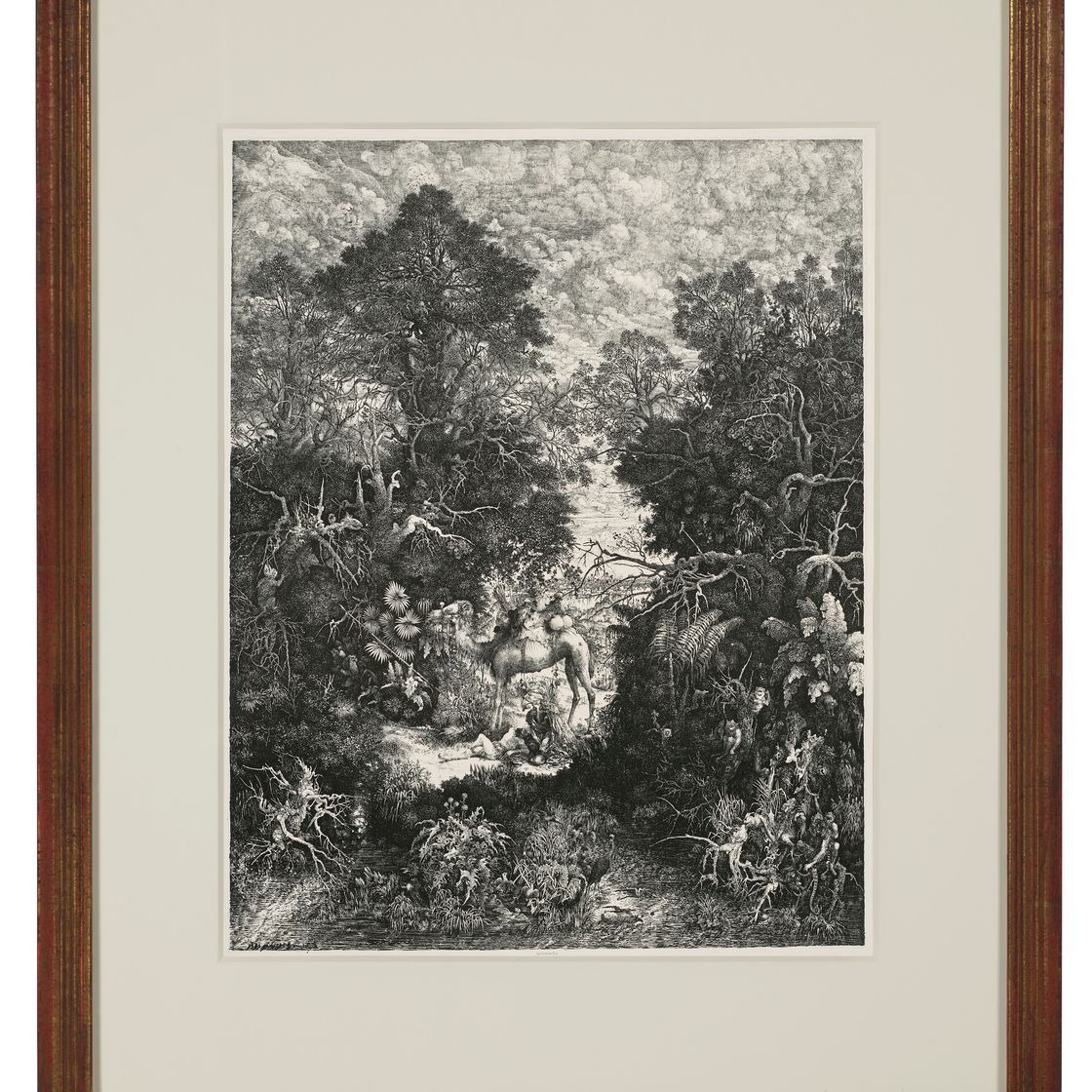Rodolphe Bresdin — Добрый самаритянин ("Абдель Кадер, защитник кретьена"), изображение 2