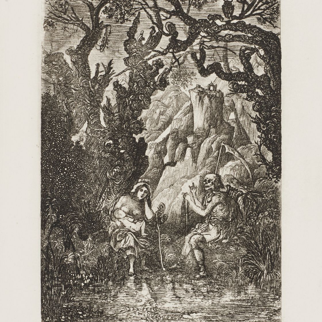 Rodolphe Bresdin — Мир и смерть, изображение 1