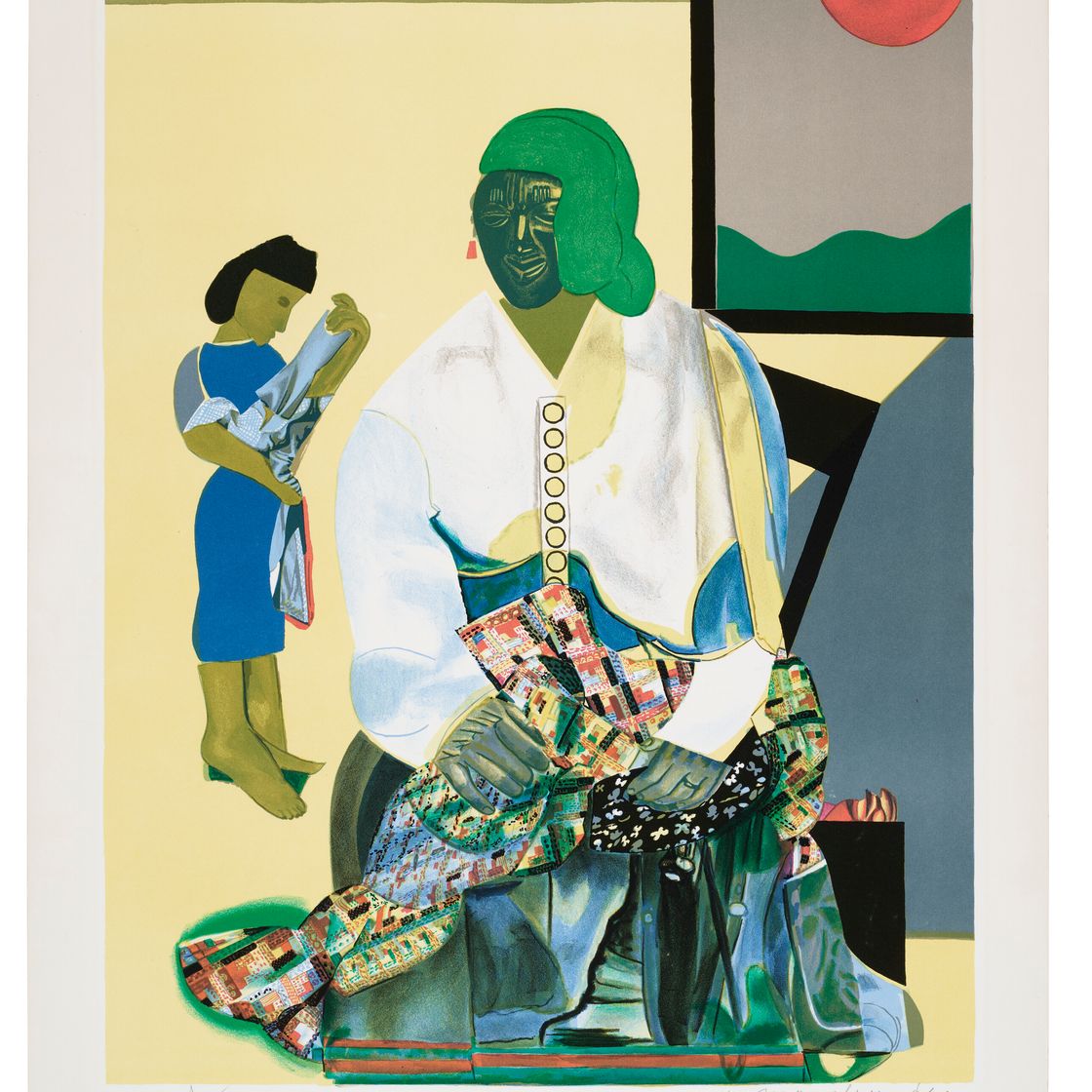 Romare Bearden — Две гравюры художника