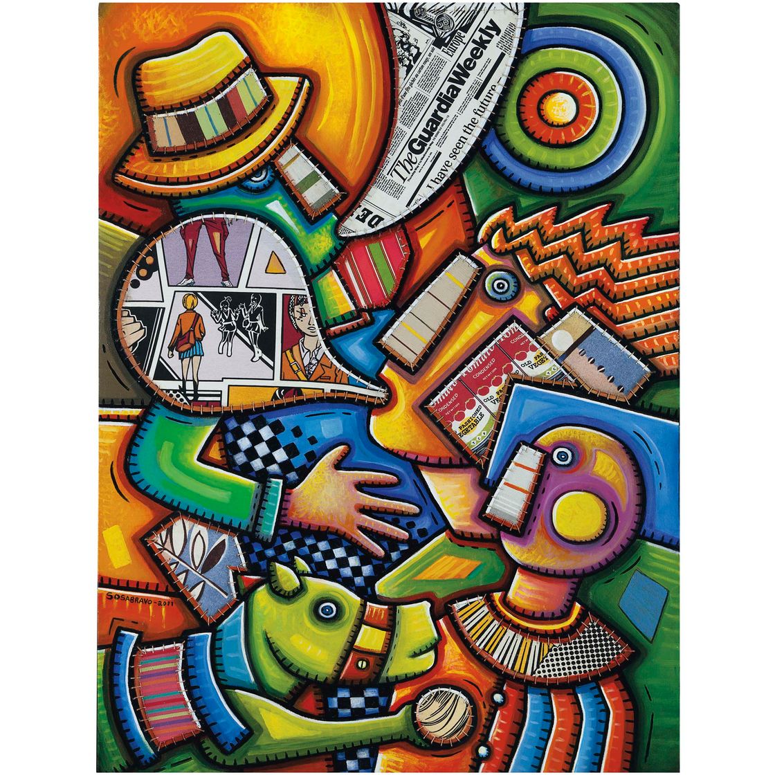 Romare Bearden — Возвращение домой в Ромаре Берден