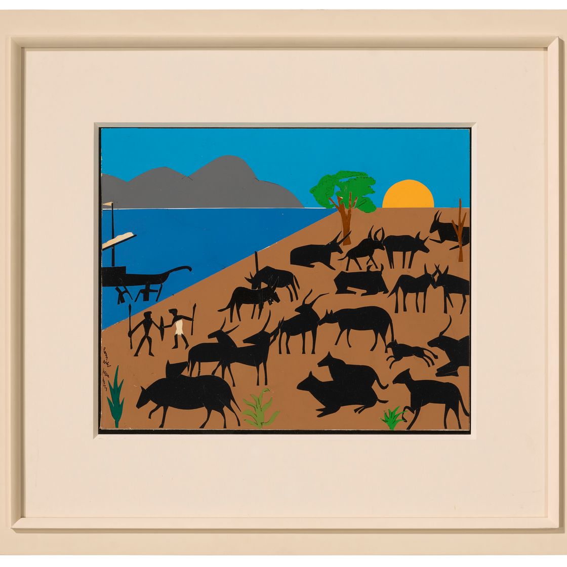 Romare Bearden — Крупный рогатый скот Бога Солнца, изображение 2