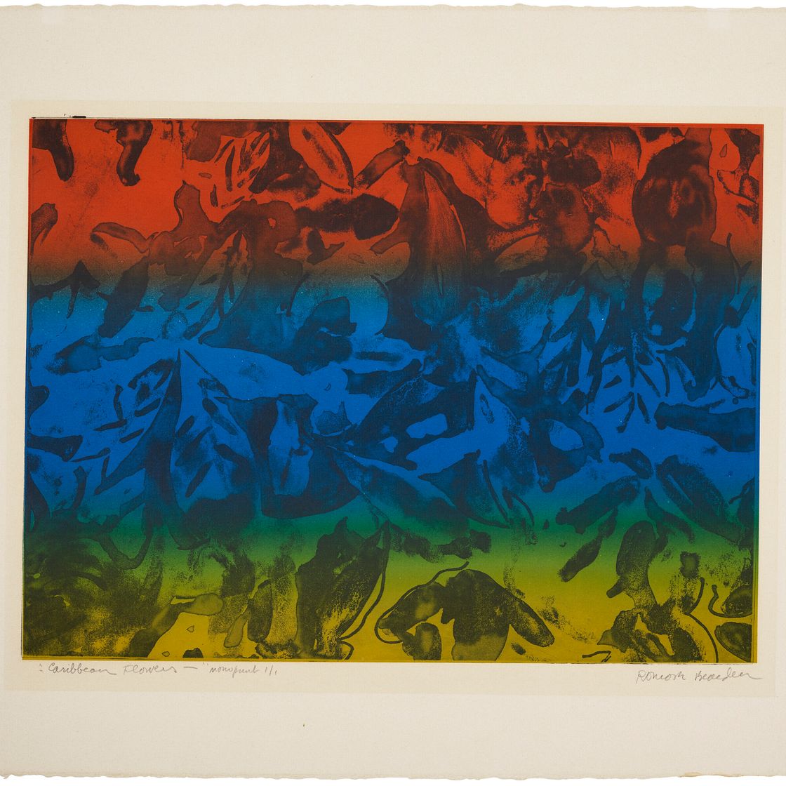 Romare Bearden — Карибские цветы, изображение 1