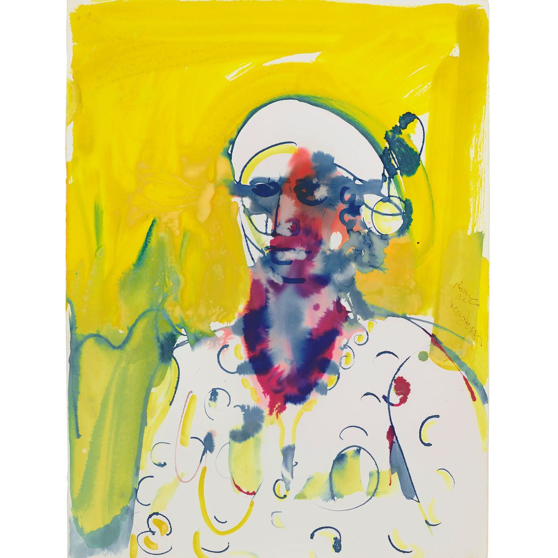 Romare Bearden — Святой Мартин Обеа (Чародей Святого Мартина, Манмбо Святой Мартин Ян), изображение 1